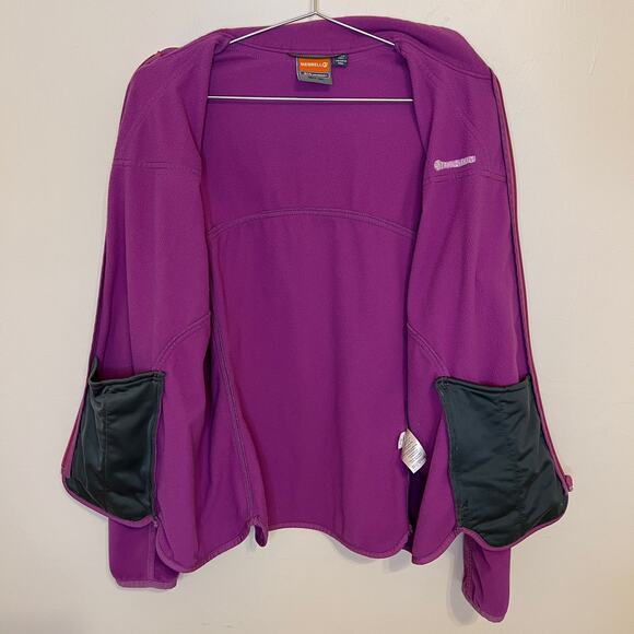 Merrell Women's Aeroblock Tech Fleece Jacket Fuschia Pink Size L - Picture 6 of 8